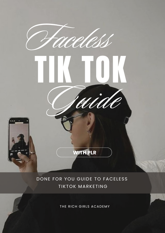 Faceless Tiktok Guide (74 PAGES)